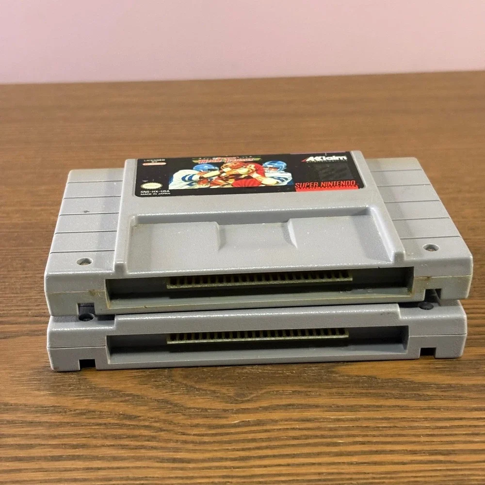 Nintendo SNES Sports Bundle Cal Ripken Jr‎ Baseball & Super High Impact Good Set